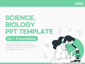 바이오 생명과학 병원 의료 파워포인트 PPT 템플릿 디자인