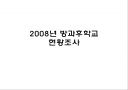 2008년 방과후학교 시장조사 1페이지