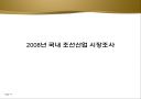 2008년 국내 조선산업 시장조사 1페이지