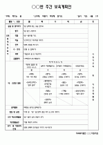 [보육프로그램계획안]-연간계획안/월간계획안/주간보육계획안/일일보육계획안 3페이지