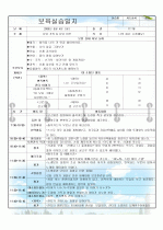 보육일지/보육실습일지(2009년 5월) 1페이지