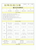 (어린이집 5세) 월간 보육계획안/주간보육계획안 1페이지