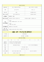 (어린이집 5세) 월간 보육계획안/주간보육계획안 5페이지