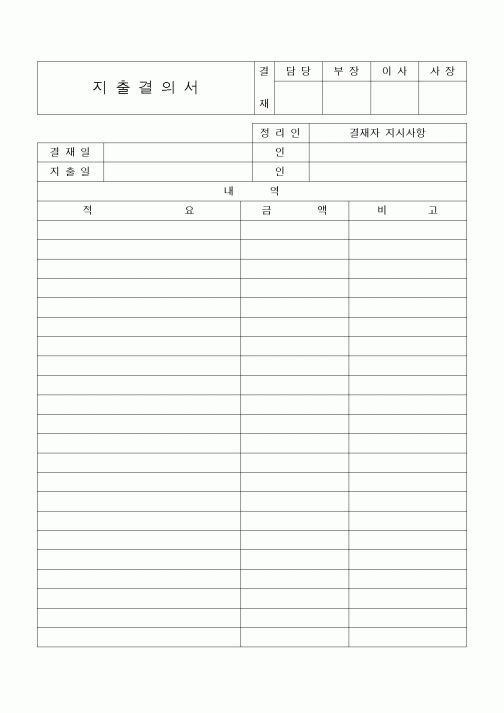 (세무/회계)지출결의서7