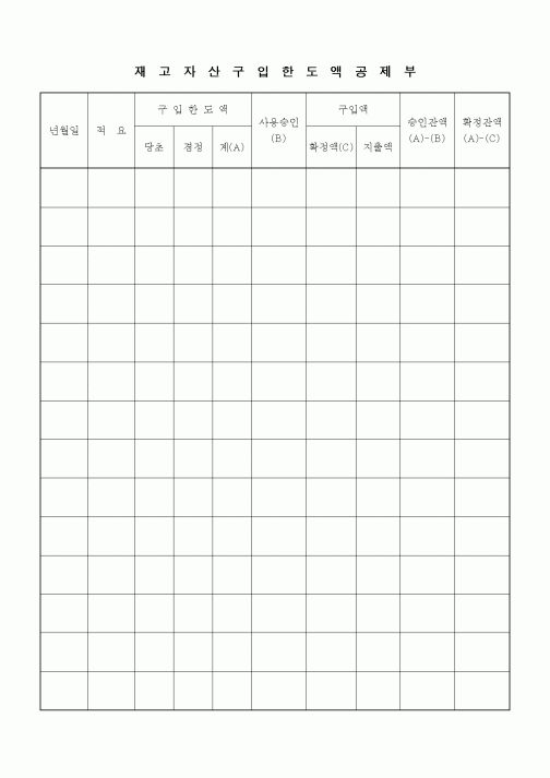 (기타)재고자산구입한도액공제부