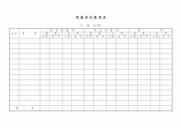 (기타)매출관리통계표2