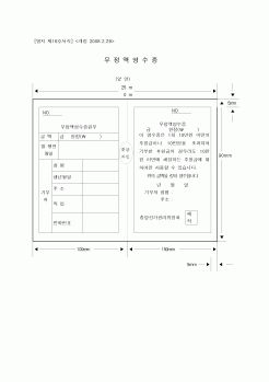 (조세특례제안)무정액영수증