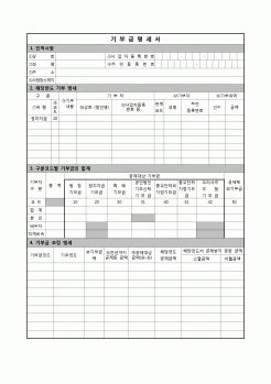 (연말정산) [2010년 연말정산] 기부금명세서