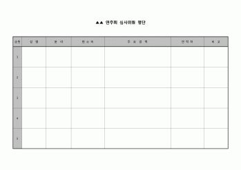 (학원) 연주회 심사위원명단(음악학원)