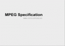 MPEG Specification 1페이지