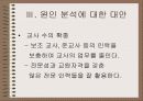 유아 교육의 문제 수업을 제기하고 그 원인을 분석한 다음 대안을 제시하고 각 대안에 7페이지