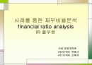 finacial ratio analysis, 재무비율 분석 1페이지