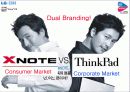 LGIBM의 XNOTE 출시 전략 / 노트북 엑스노트 마케팅 22페이지