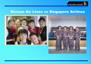 대한항공과 싱가폴항공사 비교 분석-기업가치와 경쟁력 분석 1페이지