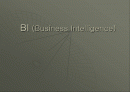 BI (Business Intelligence) 1페이지