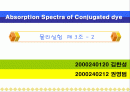 Absorption Spectra of Conjugated dye 1페이지