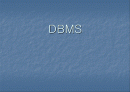 DBMS의 모든 것 (DBMS의 필요성,정의.발전단계,구축의 장단점,기능 및 주요개념 등 정리) 1페이지