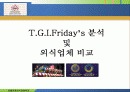 [외식 산업 마케팅] T.G.I.Friday’s 분석 마케팅 전략과 경쟁사 비교 1페이지