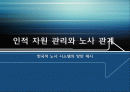 [조직인사] 인적 자원 관리와 노사 관계 1페이지