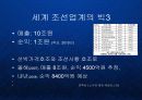삼성중공업의 기업문화와 한국 조선업계 발표 PPT 3페이지