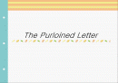 The Purloined Letter [영미소설]Edgar Allen Poe 도둑맞은편지간단한 발표자료. 1페이지