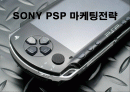 소니(SONY)의 PSP 국내시장진출 마케팅전략 제안 1페이지