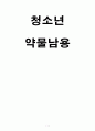 청소년 약물남용 1페이지