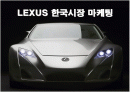 렉서스(LEXUS)의 한국시장진출 마케팅전략과 성공요인 1페이지