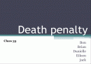 Death penalty. ppt 1페이지
