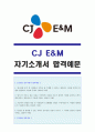 (CJ E&M 자기소개서) CJ E&M 공채 자기소개서 합격예문 [CJ E&M 자기소개서 CJ E&M자소서 CJ E&M자기소개서 합격자료/자소서 첨삭항목/CJ E&M 자기소개서 지원동기]  1페이지
