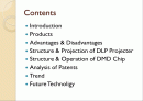 DLP (Digital Light Processing) 기술동향 조사 및 예측 발표 자료 2페이지