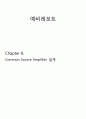 전자회로 설계 및 실습 - 예비8 : Common Source Amplifier 설계 1페이지