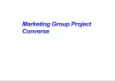 Converse 마케팅 사례 분석(영문) 1페이지