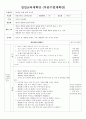 일일수업계획안(부분수업계획안) - 배고픈 애벌레 앞치마 동화로 들려주기 1페이지