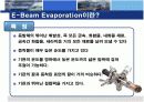 E-Beam Evaporation에 관한 정의 및 PPT자료 14페이지