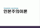 인본주의이론 주요개념과 성격발달관점 및 실천적용 사례 파포 PPT 프리젠테이션 1페이지