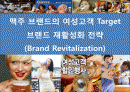 맥주 브랜드의 여성고객 Target브랜드 재활성화 전략(Brand Revitalization) 1페이지