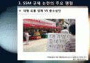 [SSM]대형유통업체의 SSM(기업형 슈퍼마켓) 사업 진출, 무엇이 문제인가? - SSM 확산 규제에 대한 찬성, 반대 의견 및 대안 12페이지