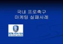 국내 프로축구 마케팅 실패사례 1페이지