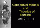 간호이론가 발표정리 (Conceptual Models and Theories of Nursing) 1페이지