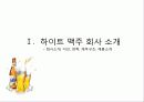 하이트(HITE) 맥주 - 회사 소개, 포트폴리오, SWOT, MBO, STP, 4P 3페이지