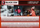 블랙야크(Black Yak) 마케팅전략분석/ 서론/아웃도어 시장현황/시장환경분석/스포츠 용품산업구조분석/자사분석/경쟁환경분석/광고분석/STP전략/ SWOT분석/4p분석 36페이지
