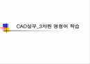 건축 CAD 실무_3차원 명령어 학습 1페이지