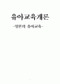 [유아교육A+] 유아교육 역사적 발달과 체제, 프로그램 및 일본 유치원의 현황과 교육기관 조사 고찰 1페이지