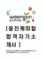 [웅진케미칼-최신공채합격자기소개서]합격 자기소개서, 웅진 케미칼, 합격 자소서, 합격 이력서, 합격 예문 1페이지