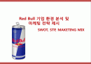 [A+ 마케팅] 레드불 Red Bull 기업 환경 분석 및 마케팅 전략 제시 SWOT, STP, 4P, Marketing Mix  1페이지