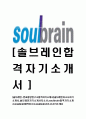 [솔브레인-판교중앙연구소합격자기소개서]솔브레인자소서자기소개서,솔브레인자기소개서자소서,soulbrain합격자기소개서,soulbrain합격자소서,soulbrain자소서,자기소개서자소서,이력서,입사지원서,입사원서 1페이지