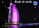 Burj-al-arab(버즈 알 아랍) 호텔 브랜드 및 경영전략 사례, 마케팅, SWOT, 두바이 7성급 호텔, 거시환경분석, STP, 4P, 차별화전략, 애드워드권, 전망, 비평.ppt 1페이지