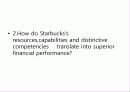 [경영전략] Starbucks corporate case Presentation 스타벅스 기업사례.PPT자료 20페이지