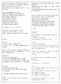 중1영어 2학기 기말고사  지학사 9과10과11과12과 요점정리 2페이지